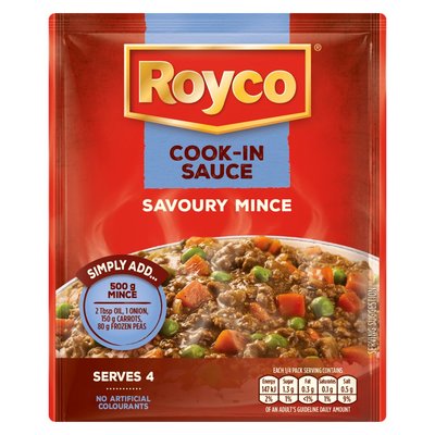 ROYCO COOK IN SAUCE SAVOURY MINCE 42G
